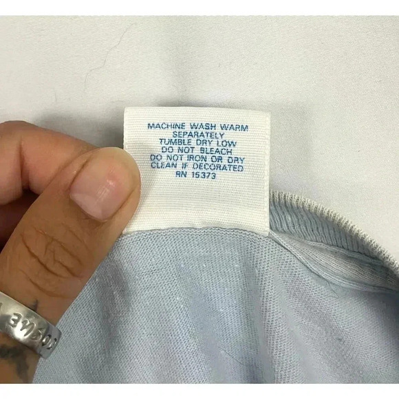 VTG Brewed In Honolulu Lager HULA BEER Blue T-Shirt Men's XL Single Stitch READ - Picture 9 of 9